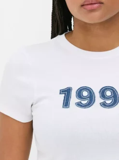 Primark Topy I T-Shirty<Krótki T-shirt z nadrukiem