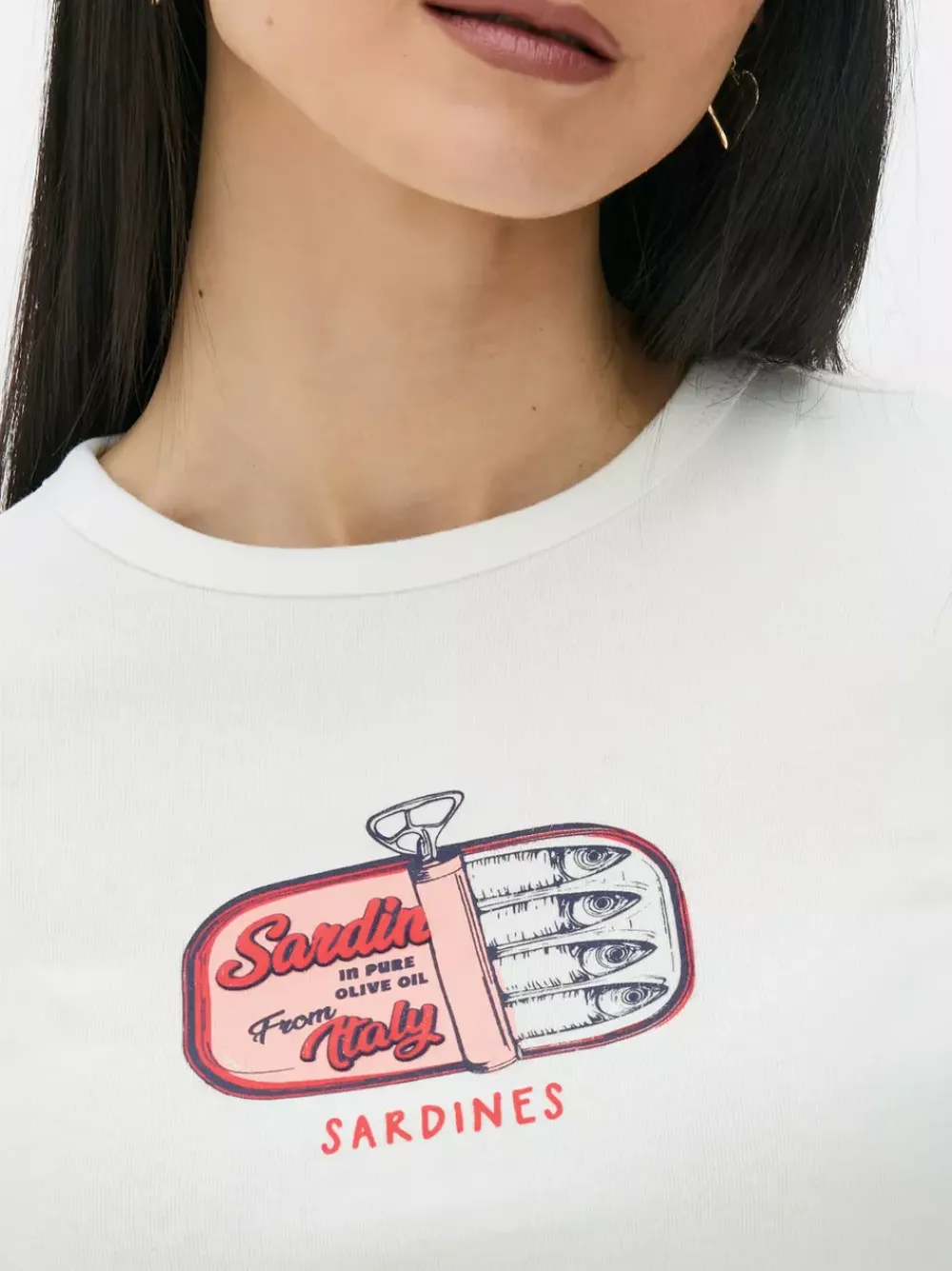 Primark Topy I T-Shirty<Krótki T-shirt z nadrukiem