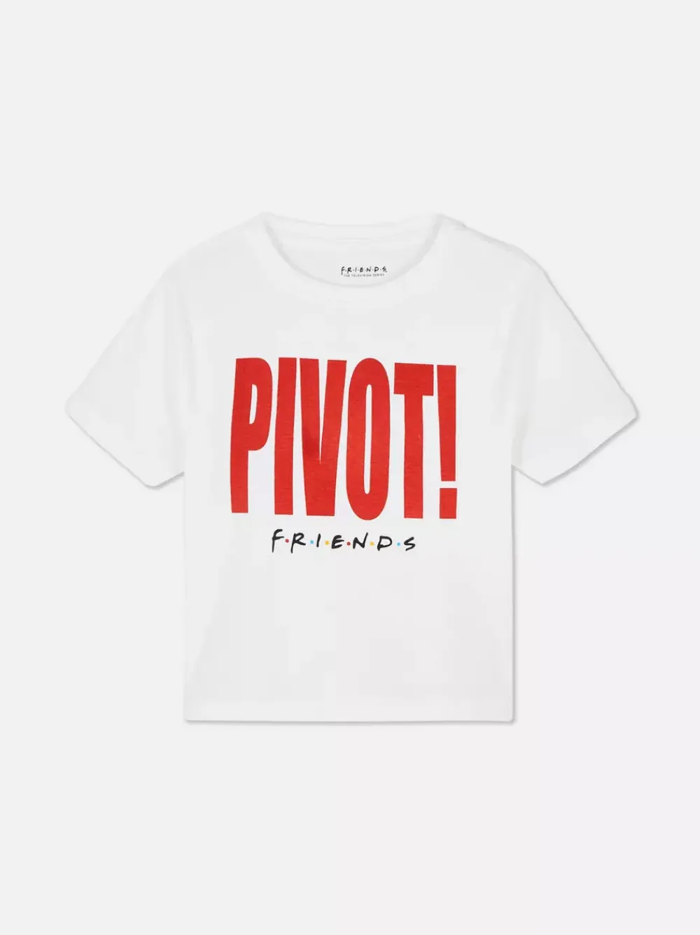 Primark Topy I T-Shirty<Krótki T-shirt z napisem Pivot z serialu Przyjaciele