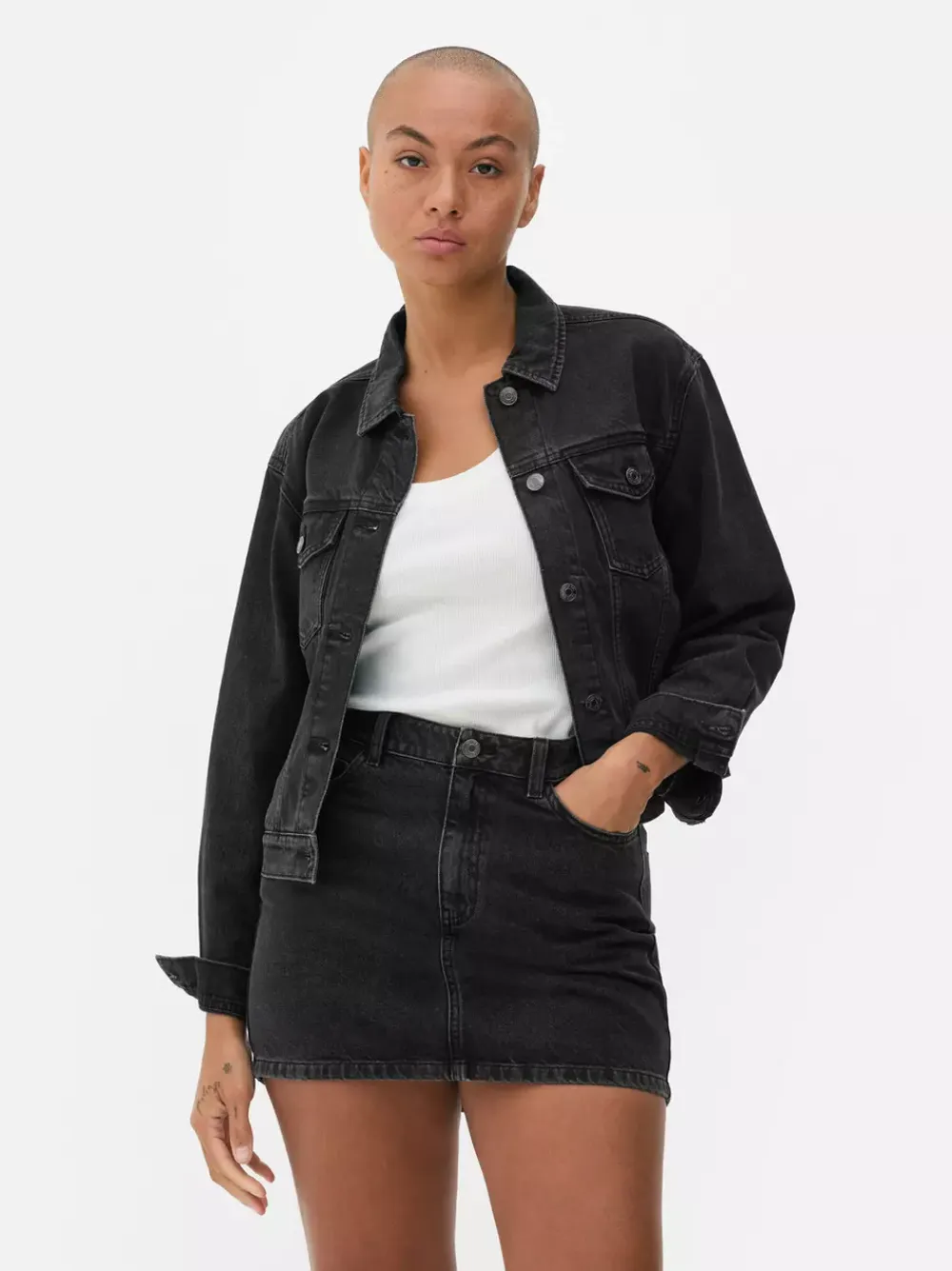 Primark Płaszcze I Kurtki<Kurtka jeansowa z efektem znoszenia