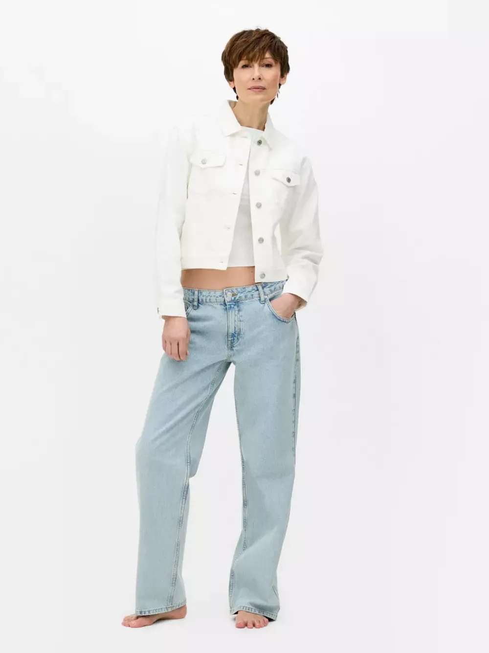 Primark Płaszcze I Kurtki<Kurtka jeansowa z efektem znoszenia