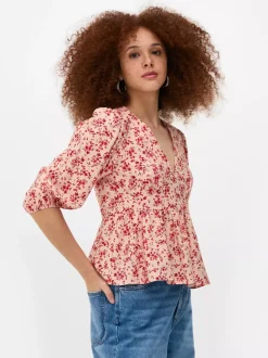 Primark Koszule I Bluzki<Kwiecista bluzka z dekoltem w serek