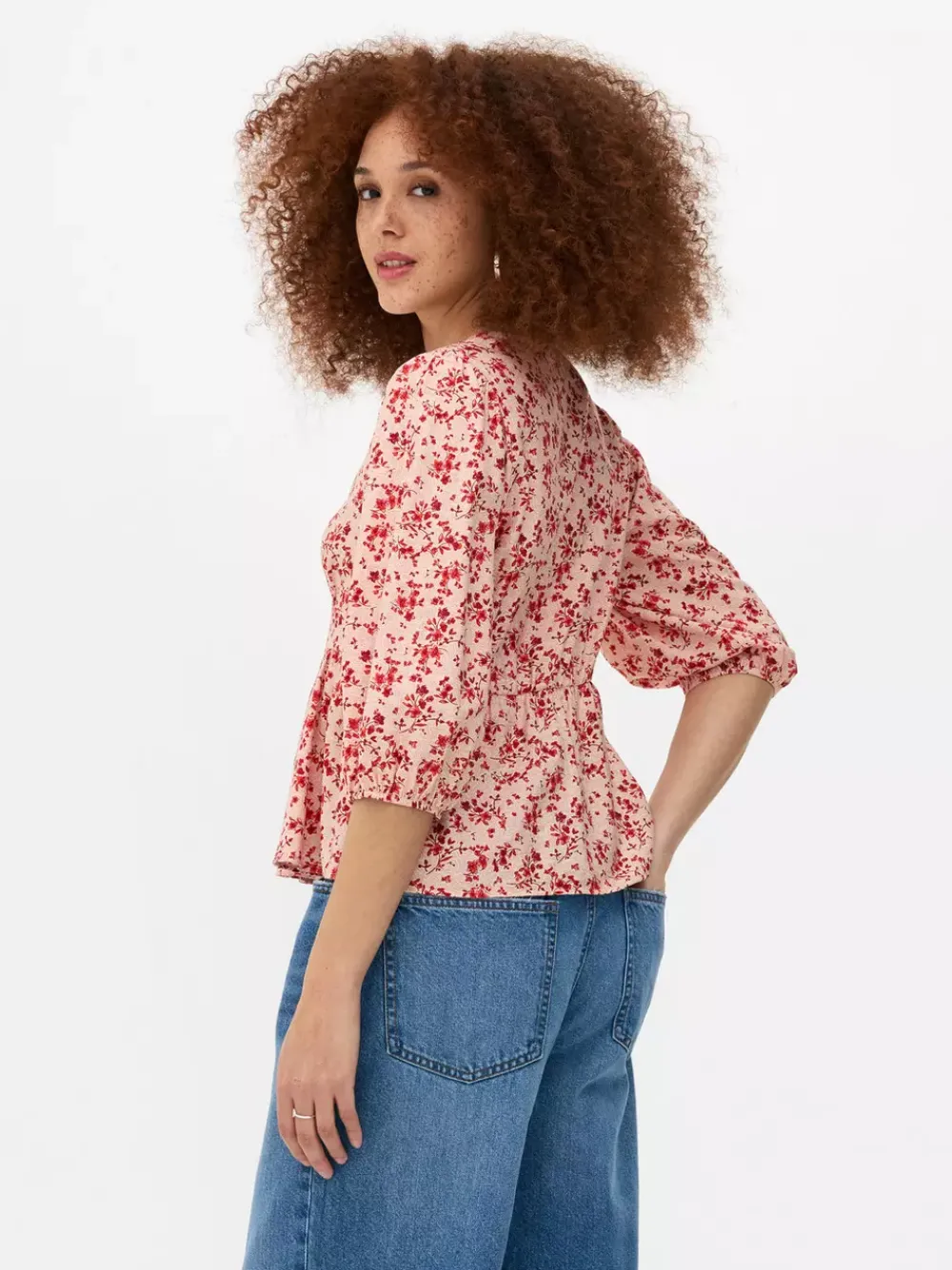 Primark Koszule I Bluzki<Kwiecista bluzka z dekoltem w serek