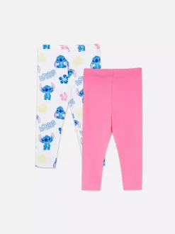 Primark Spodnie I Legginsy<Legginsy z grafiką Sticha Disneya, 2 pary