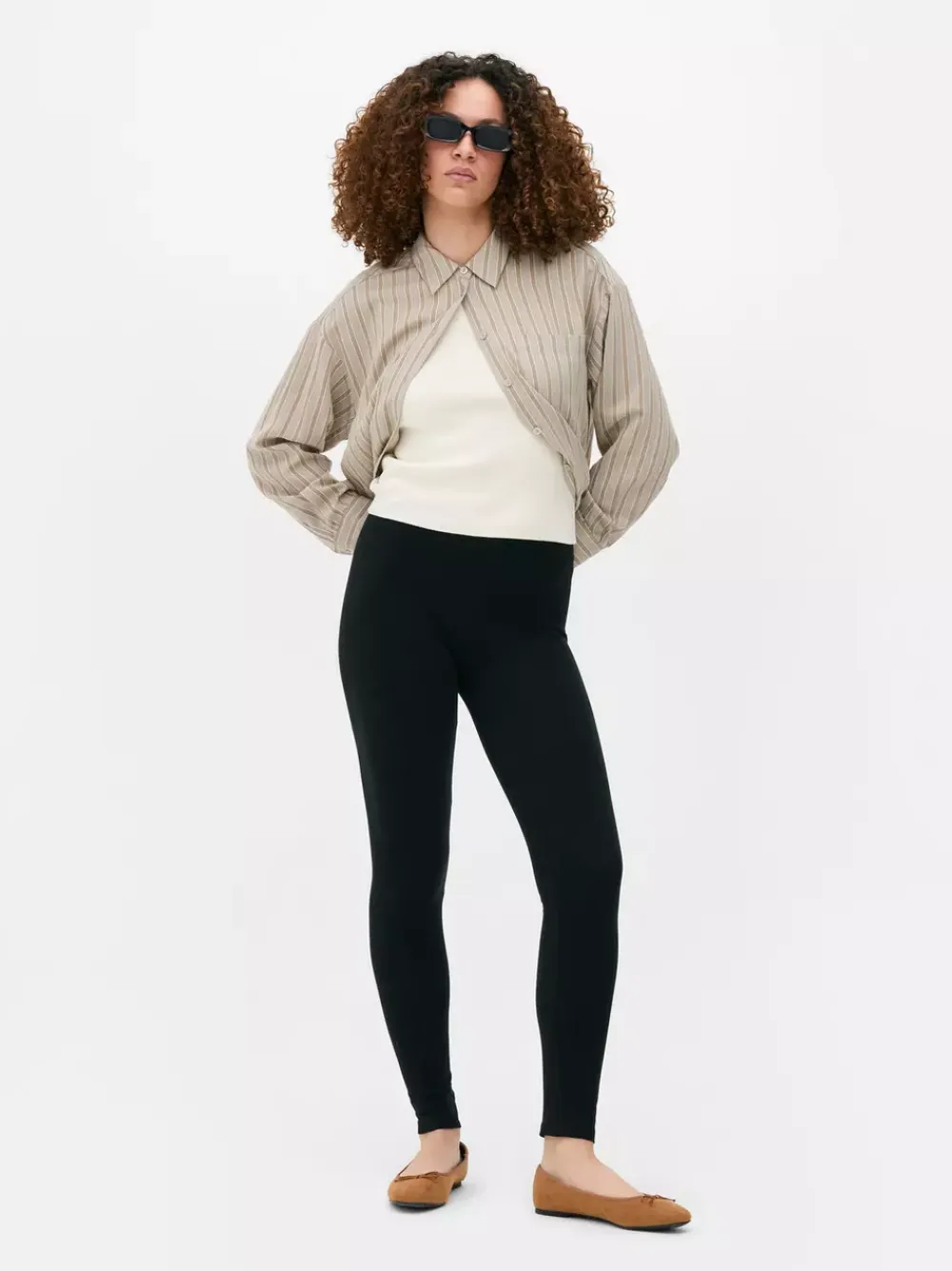 Primark Spodnie I Legginsy<Legginsy z mieszanki bawełny