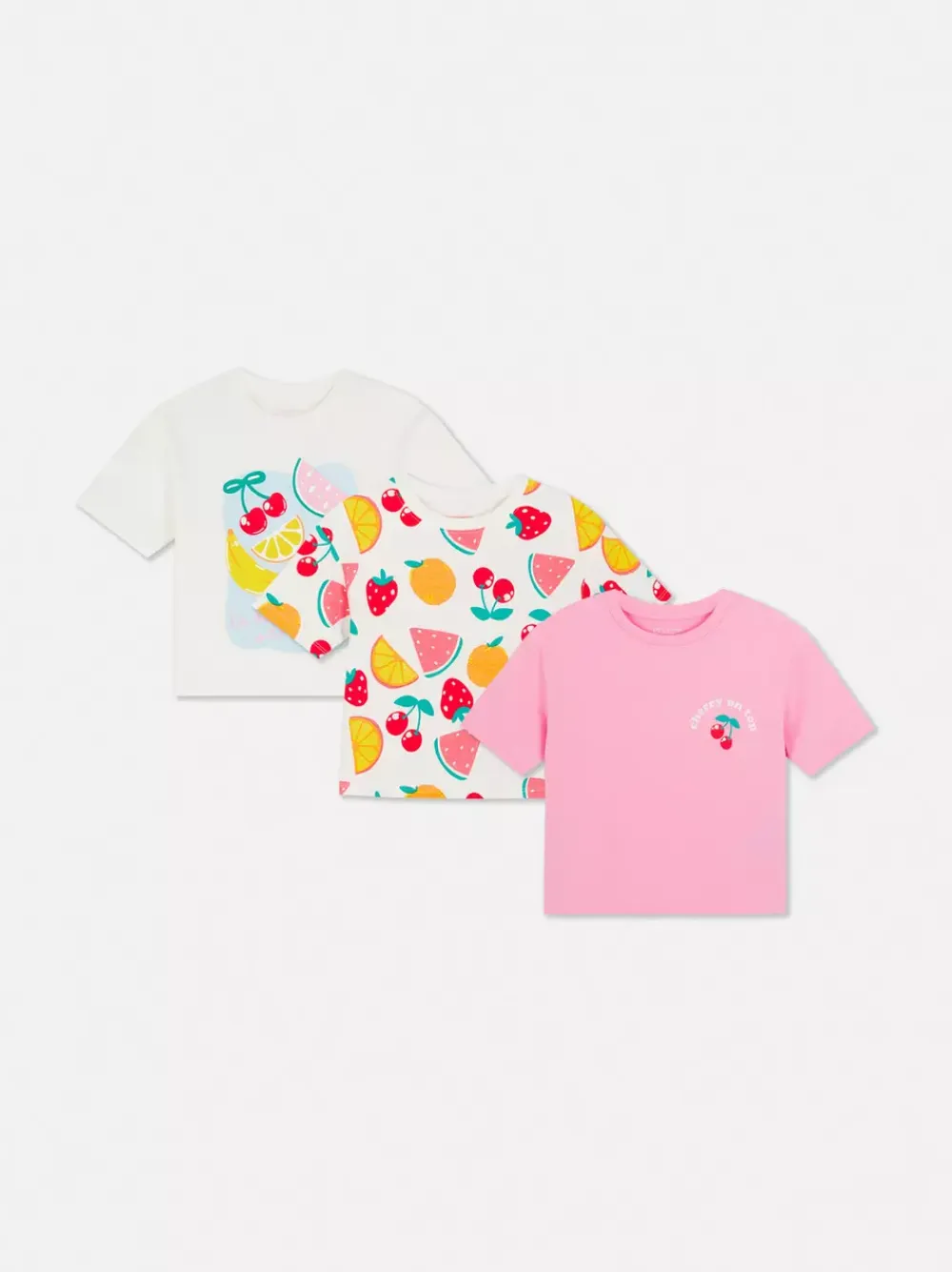 Dzieci Primark Topy I T-Shirty<Letnie T-shirty, 3 szt.