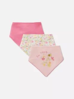 Dzieci Primark Karmienie I Odstawianie Od Piersi<Śliniaki bandany z zapięciem na zatrzaski, 3 szt.