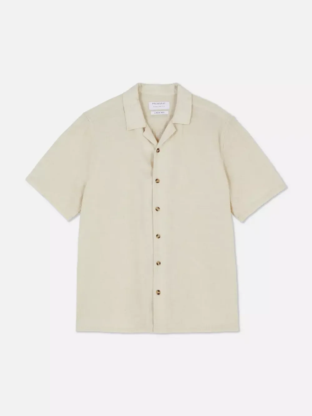 Primark Garnitury I Eleganckie Ubrania|Koszule<Lniany T-shirt z krótkim rękawem, część zestawu