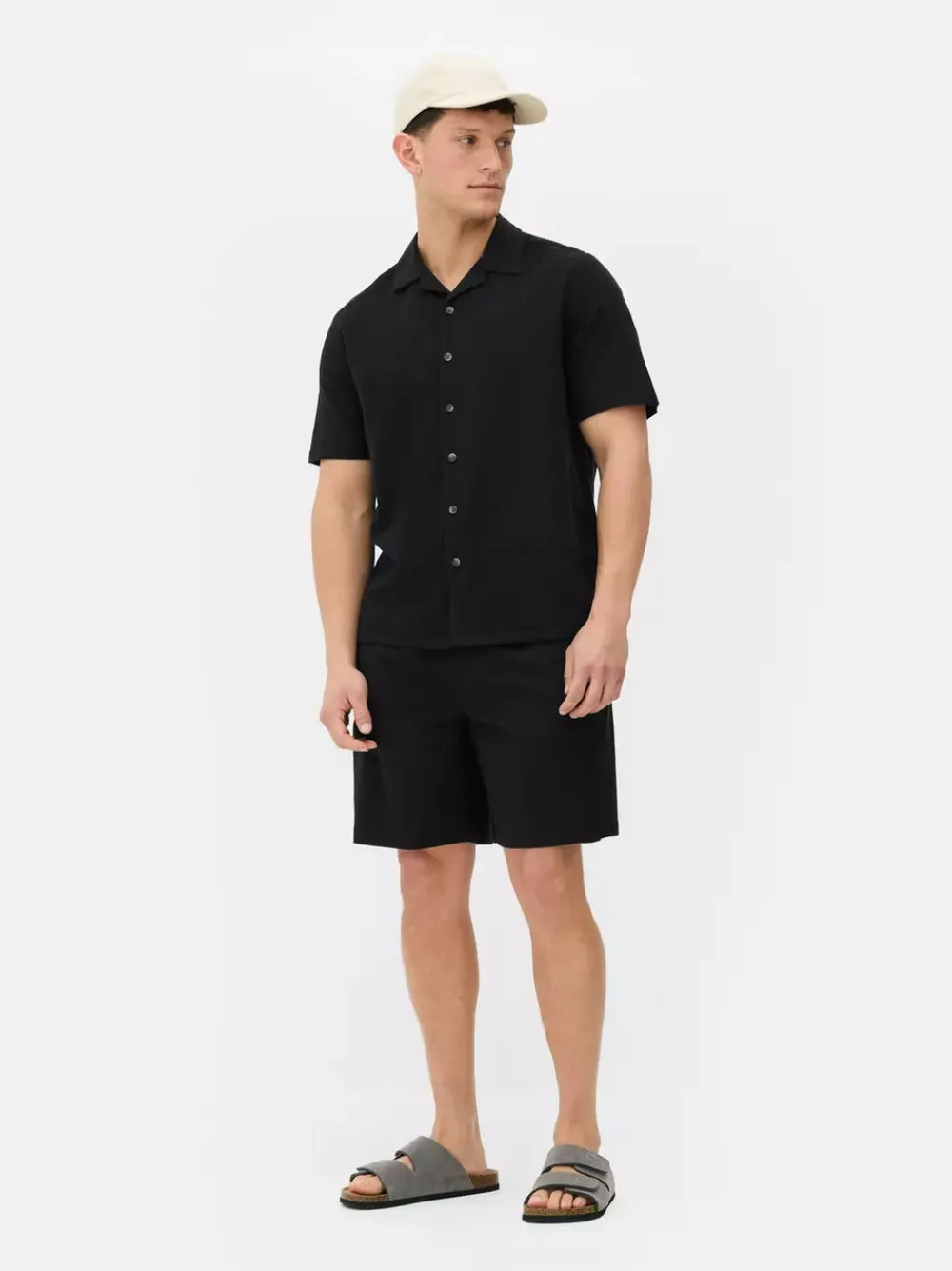 Primark Garnitury I Eleganckie Ubrania|Koszule<Lniany T-shirt z krótkim rękawem, część zestawu
