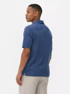 Primark Garnitury I Eleganckie Ubrania|Koszule<Lniany T-shirt z krótkim rękawem, część zestawu
