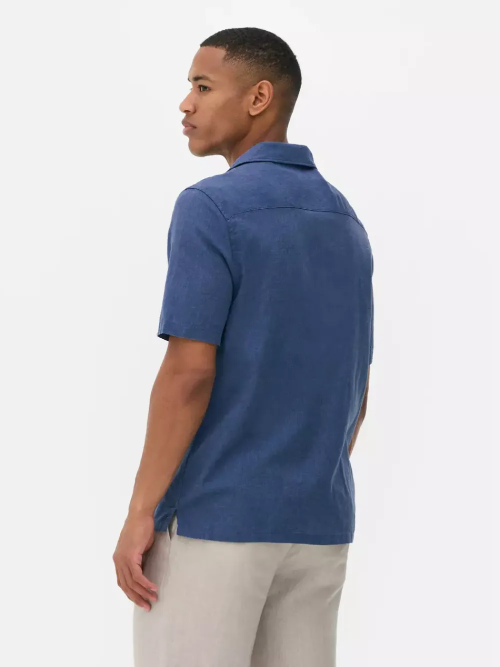 Primark Garnitury I Eleganckie Ubrania|Koszule<Lniany T-shirt z krótkim rękawem, część zestawu