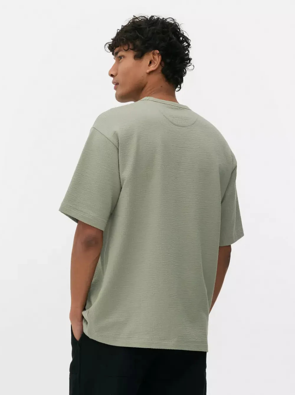Primark Topy I T-Shirty<Luźny T-shirt z tkaniny seersucker