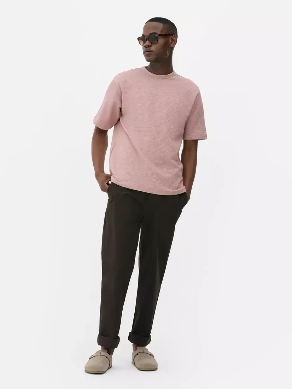 Primark Topy I T-Shirty<Luźny T-shirt z tkaniny seersucker