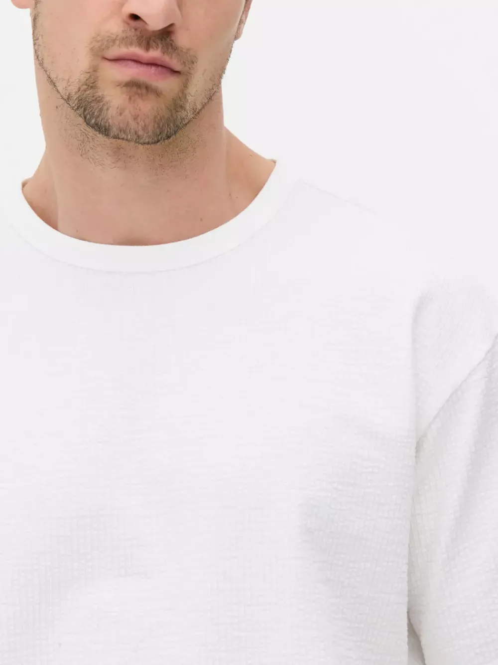 Primark Topy I T-Shirty<Luźny T-shirt z tkaniny seersucker