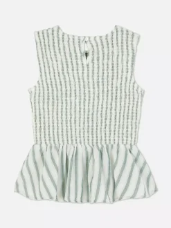 Dzieci Primark Koszule I Bluzki|Topy I T-Shirty<Marszczona bluzka bez rękawów w paski