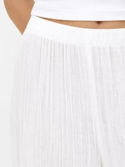Primark Spodnie Od Piżamy<Marszczone spodnie od piżamy z szerokimi nogawkami