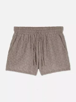 Primark Szorty<Marszczone szorty z wysokim stanem