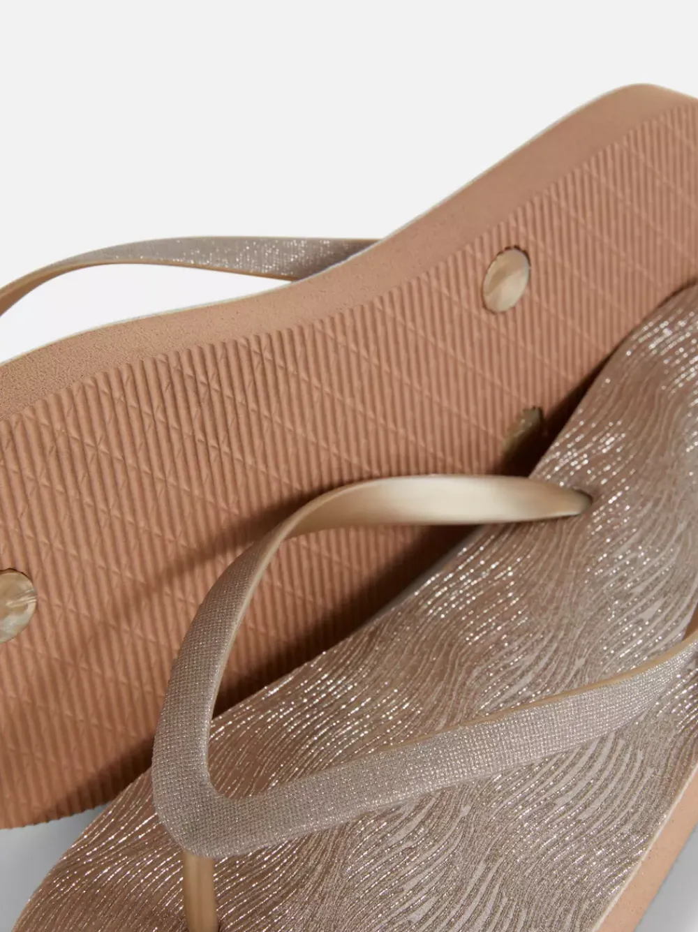 Primark Klapki I Japonki<Metaliczne japonki z odkrytymi palcami