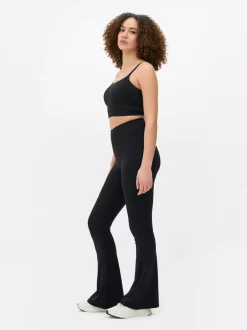 Primark Odzież Domowa I Na Siłownię|Spodnie I Legginsy<Miękkie legginsy z rozszerzaną nogawką