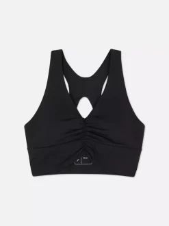 Primark Odzież Domowa I Na Siłownię|Topy I T-Shirty<Miękki top o skróconym kroju z marszczeniami