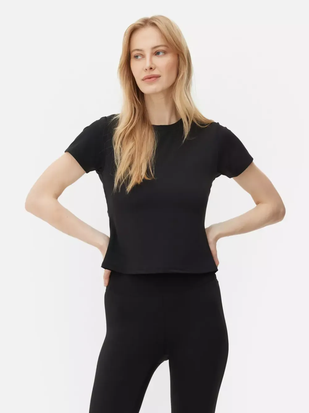 Primark Odzież Domowa I Na Siłownię|Topy I T-Shirty<Miękki T-shirt na siłownię