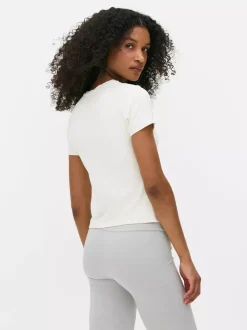 Primark Odzież Domowa I Na Siłownię|Topy I T-Shirty<Miękki T-shirt na siłownię