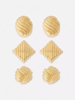 Primark Biżuteria<Miniaturowe kolczyki sztyfty, 3 pary