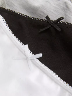 Damskie Primark Majtki Damskie<Minifigi z dużą zawartością bawełny, 3 pary