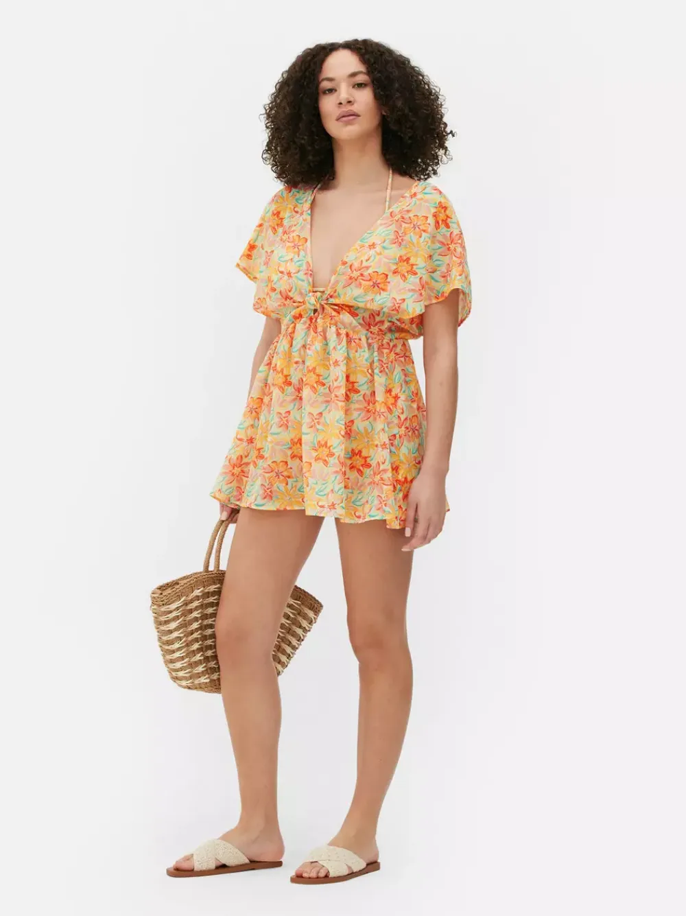 Primark Stroje Kąpielowe I Plażowe<Minisukienka plażowa typu kaftan