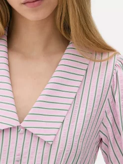 Primark Sukienki<Minisukienka popołudniowa w paski z guzikami