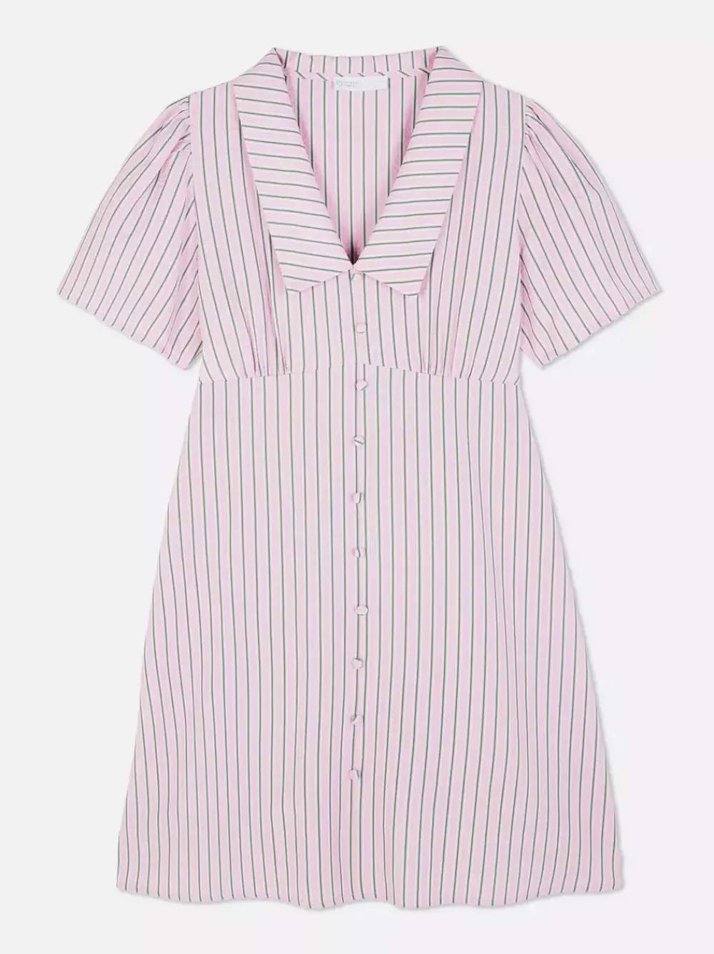Primark Sukienki<Minisukienka popołudniowa w paski z guzikami