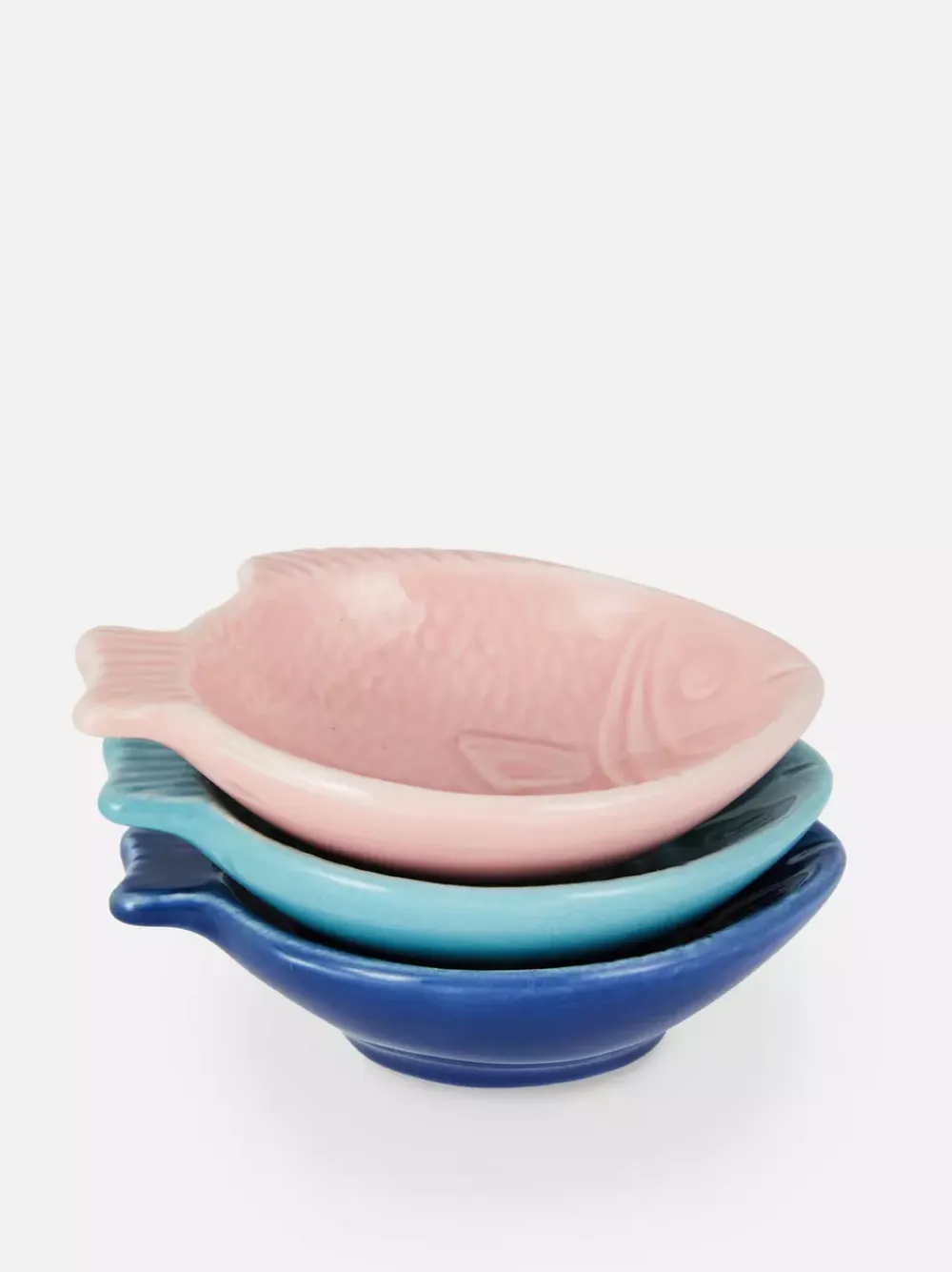Primark Talerze, Miski I Naczynia<Miseczki w kształcie ryby, 3 szt.