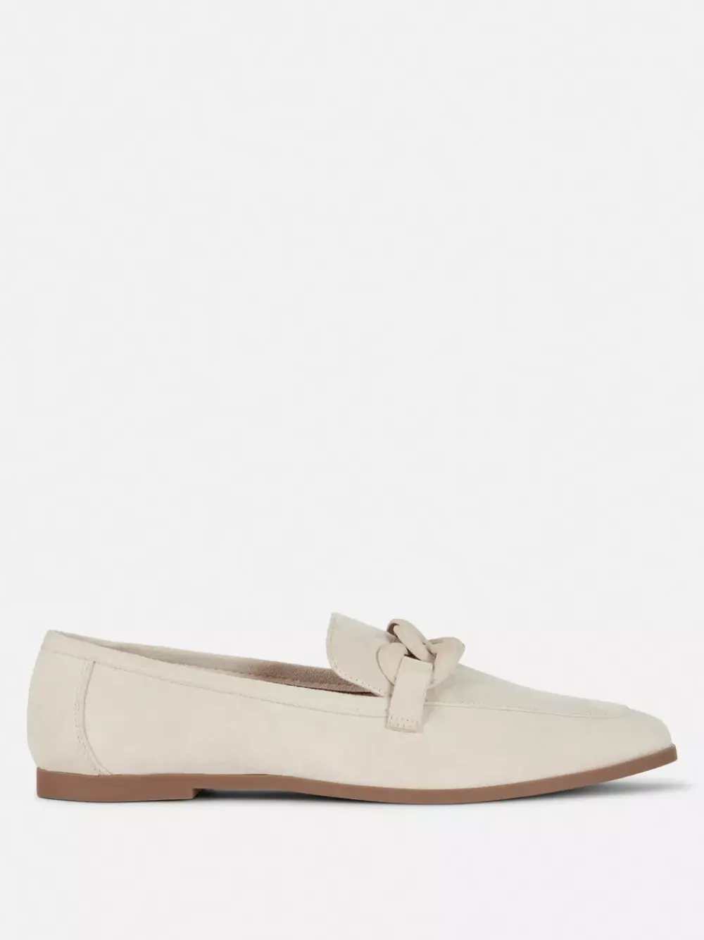 Primark Płaskie Buty<Mokasyny ze sztucznego zamszu z klamrą