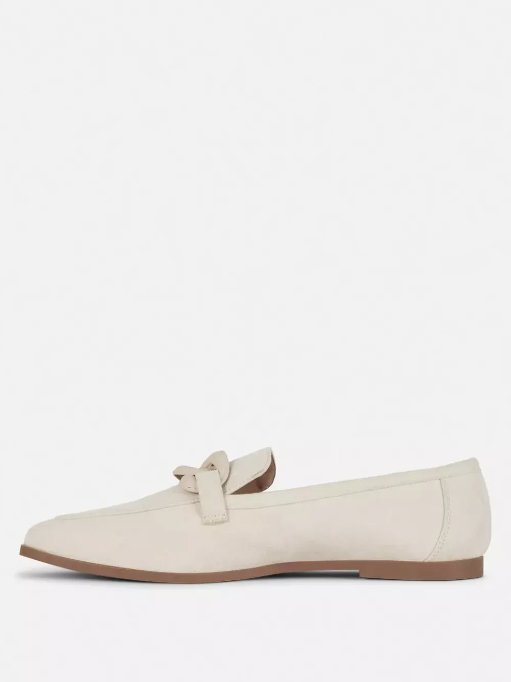 Primark Płaskie Buty<Mokasyny ze sztucznego zamszu z klamrą