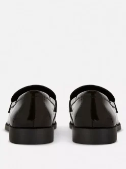Primark Płaskie Buty<Mokasyny ze sztucznej skóry ze sprzączkami