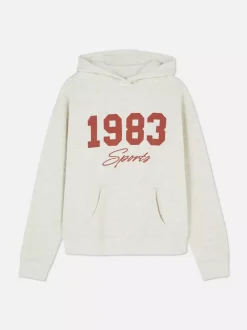 Primark Odzież Domowa I Na Siłownię|Bluzy<Nierozpinana bluza z kapturem i nadrukiem
