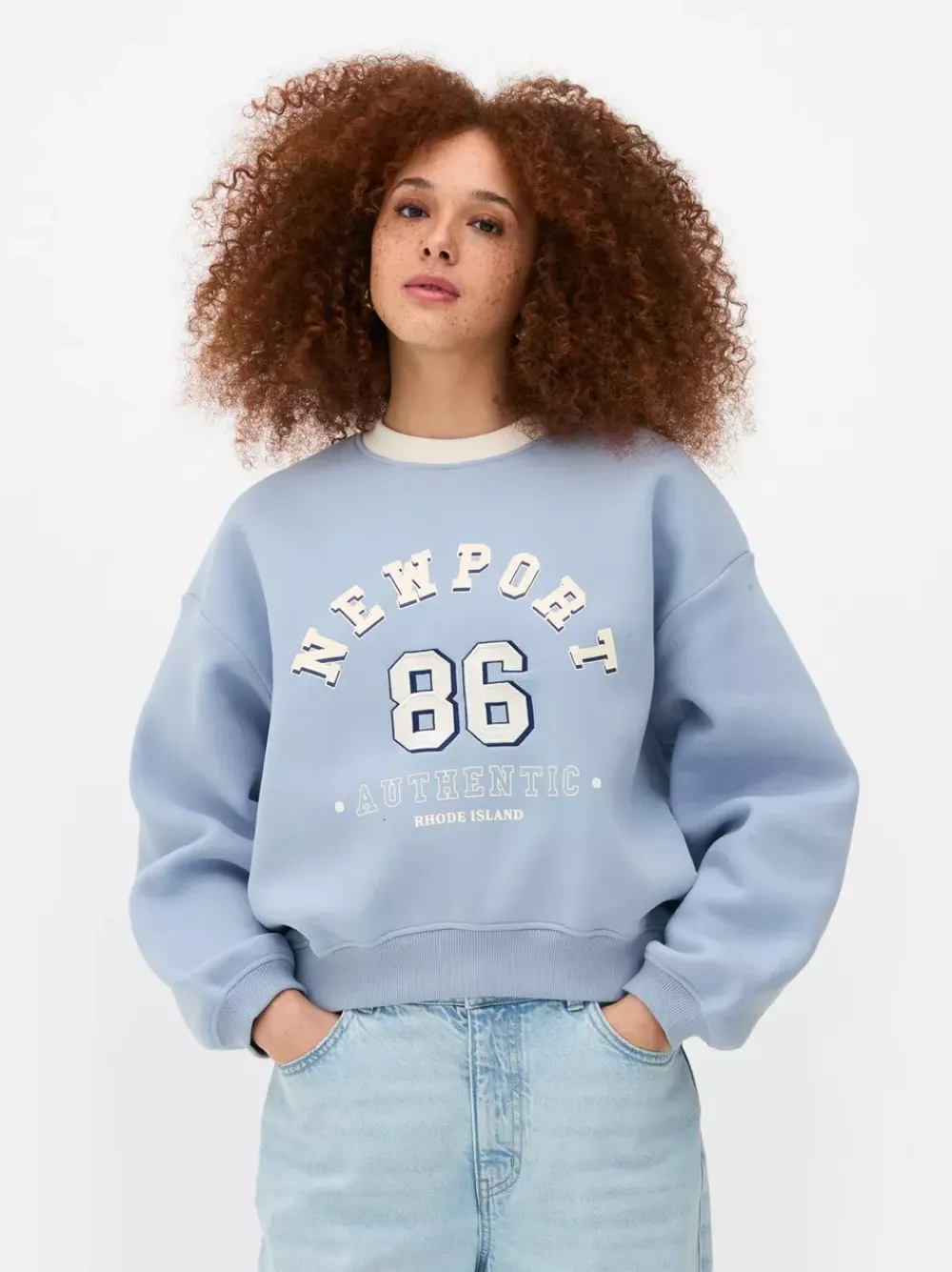Primark Odzież Domowa I Na Siłownię|Bluzy<Nierozpinana bluza z nadrukiem