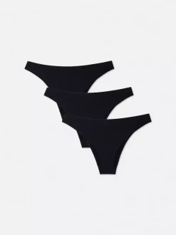 Damskie Primark Majtki Damskie<Niewidoczne figi brazylijskie, 3 pary