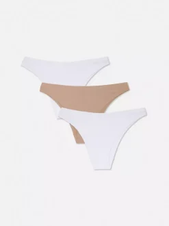 Damskie Primark Majtki Damskie<Niewidoczne figi brazylijskie, 3 pary