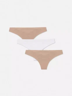 Damskie Primark Majtki Damskie<Niewidoczne stringi, 3 pary