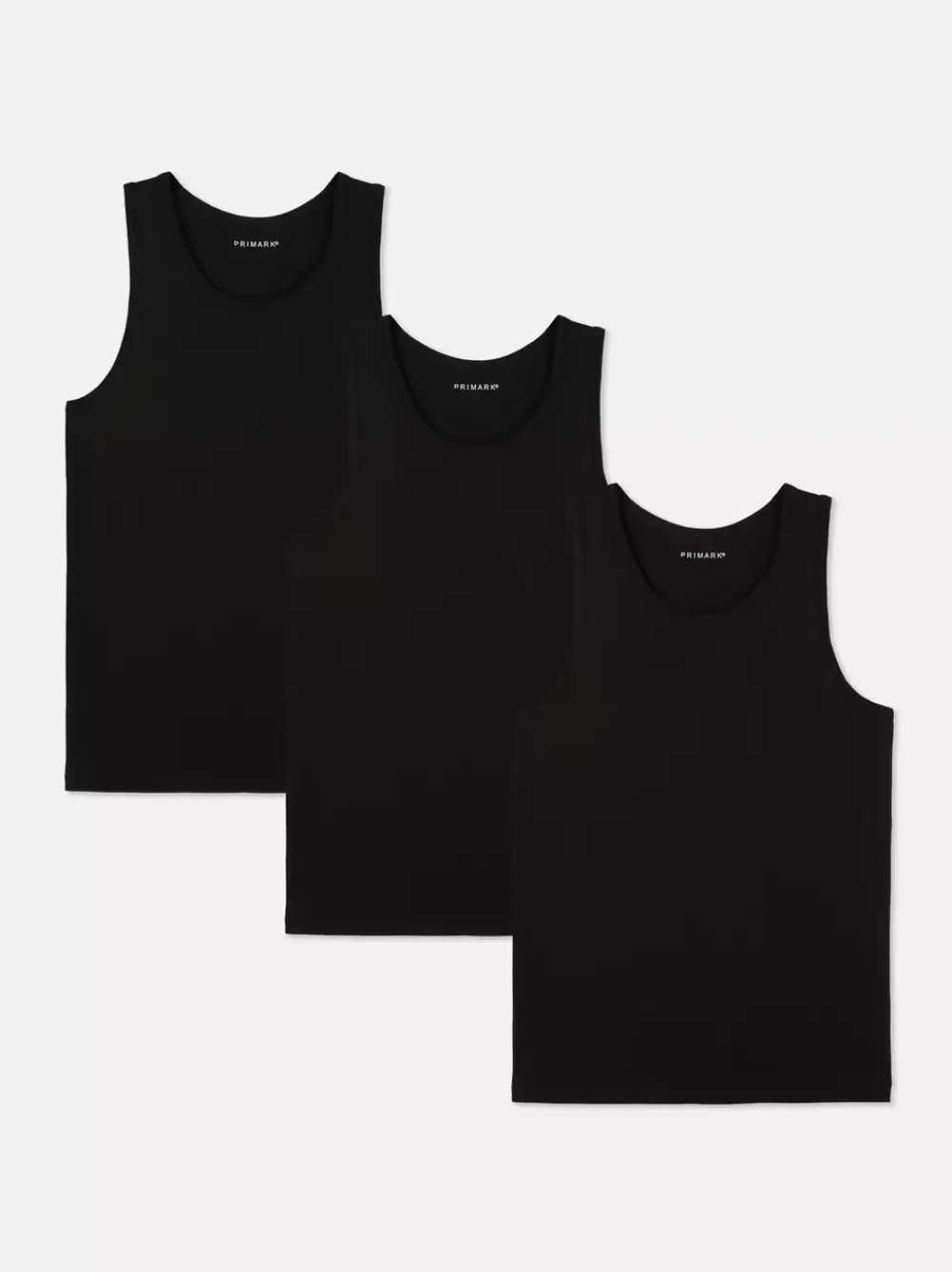 Primark Bielizna|Topy I T-Shirty<Niezbędne koszulki bez rękawów, 3 szt.