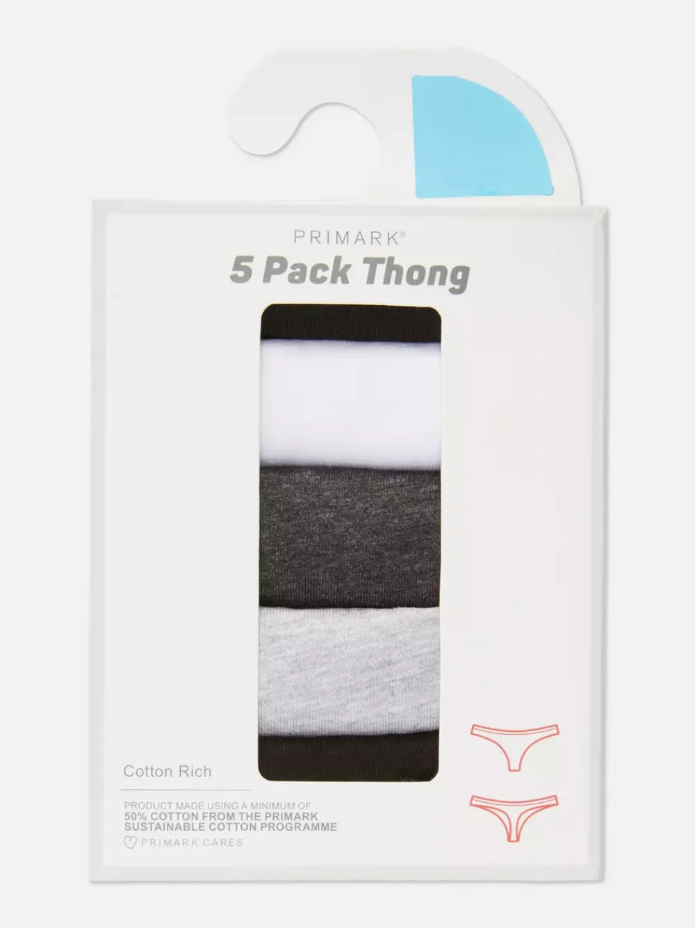 Damskie Primark Majtki Damskie<Niezbędne stringi, 5 par