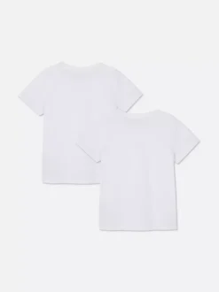 Dzieci Primark Topy I T-Shirty<Niezbędne T-shirty z bawełny, 2 szt.