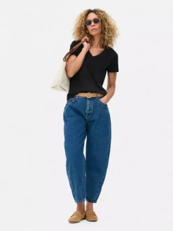 Primark Topy I T-Shirty<Niezbędny T-shirt z dekoltem w serek