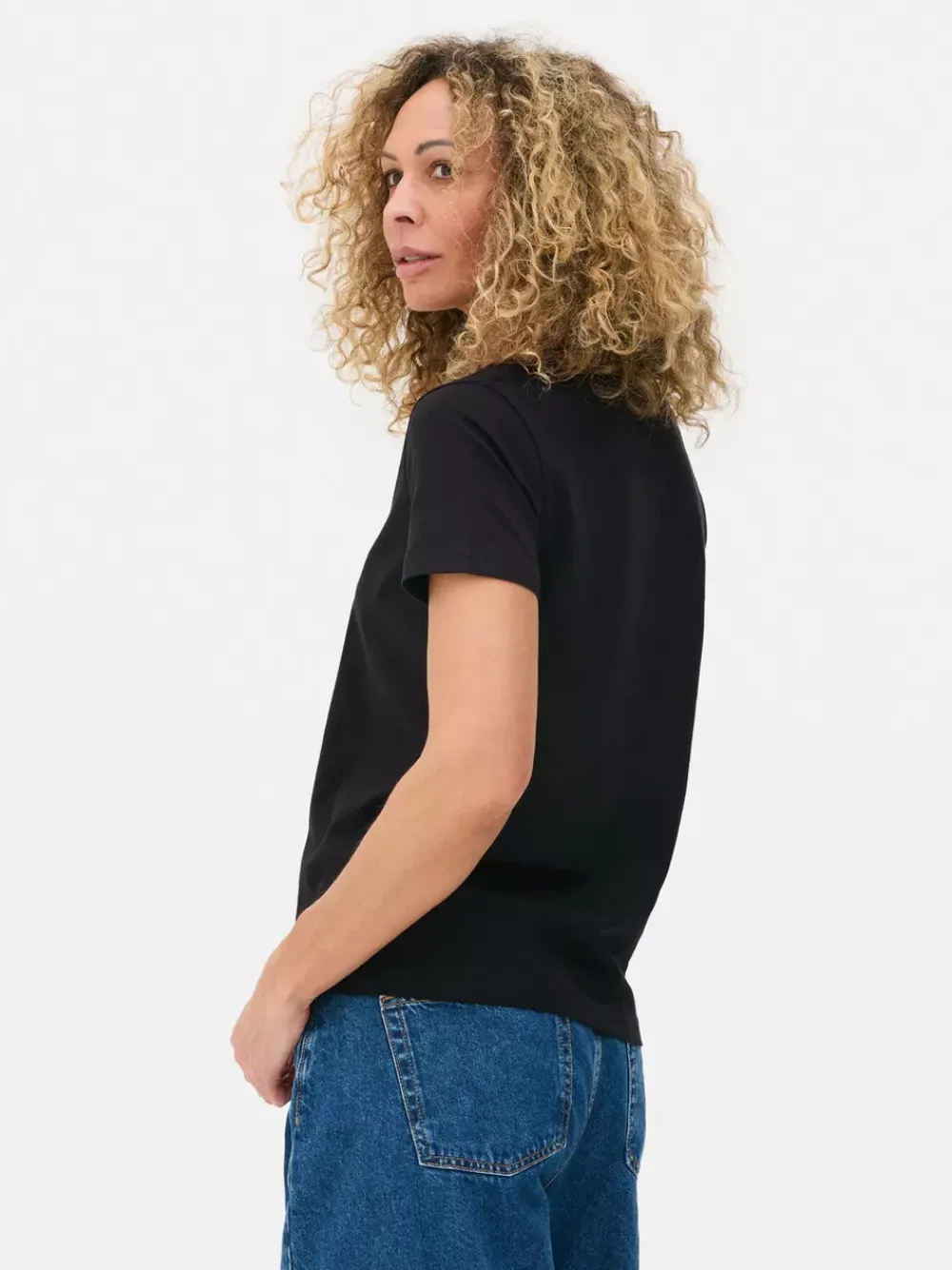 Primark Topy I T-Shirty<Niezbędny T-shirt z dekoltem w serek