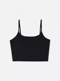 Primark Odzież Domowa I Na Siłownię|Topy I T-Shirty<Niezwykle miękka krótka koszulka na ramiączkach