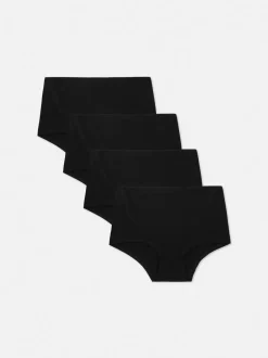 Damskie Primark Majtki Damskie<Obcisłe bokserki z wysokim stanem, 4 pary