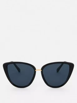 Primark Okulary Przeciwsłoneczne<Okulary przeciwsłoneczne w kształcie kociego oka z metalicznym wykończeniem