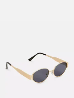 Primark Okulary Przeciwsłoneczne<Okulary przeciwsłoneczne z owalną metalową oprawką