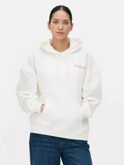 Primark Odzież Domowa I Na Siłownię|Bluzy<Oversize'owa bluza z kapturem i nadrukiem